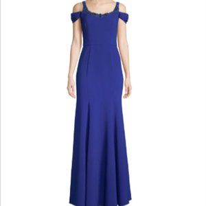 Marchesa Notte Stretch Crepe Gown